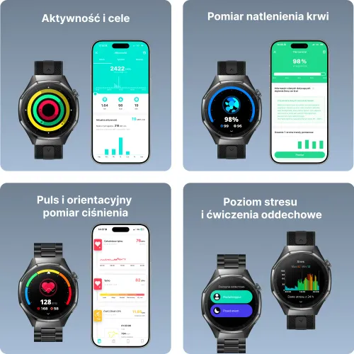 Smartwatch Forever SW-720 xBase Czarny
