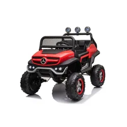 Auto Na Akumulator Mercedes Unimog S 4X4 Pilot Koła Eva Światła LED MP3 Radio