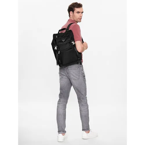 Rucsac inteligent din nailon Guess Certosa HMECRN P3390 BLA