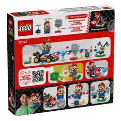 LEGO Super Mario 72043 Mario Kart Interaktywna figurkaMario i Standard Kart