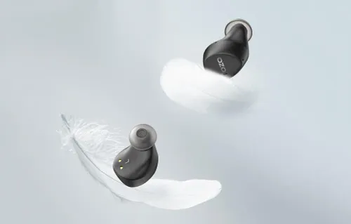 Słuchawki bezprzewodowe Tozo Agile Dots Dokanałowe Bluetooth 5.3 Czarny