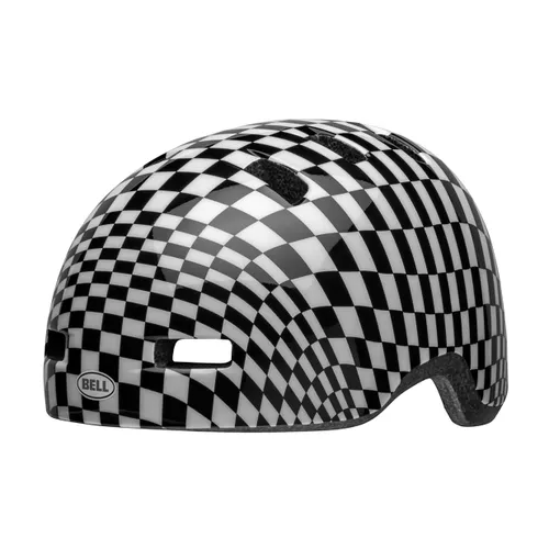 Kask rowerowy dziecięcy Bell Lil Ripper Jr checker gloss black/white