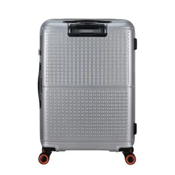 American Tourister Geopop'un orta bavulu-metalik gümüş