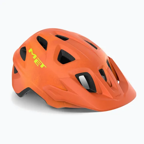 Kask rowerowy MET Echo orange rust matt
