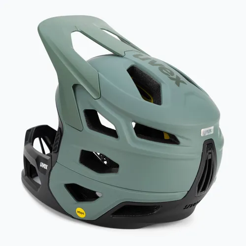 Kask rowerowy UVEX Revolt MIPS moss green/black matt
