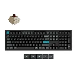 Klawiatura gamingowa Keychron Q6U-M3 100% Milk POM Brown Switch RGB Hot-Swap 8K