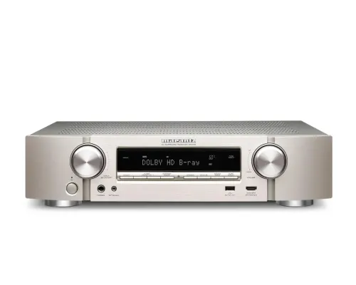 Amplituner Marantz NR1510 5.2-kanałowy Wi-Fi Bluetooth AirPlay Srebrno-złoty