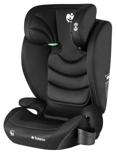 Fotelik samochodowy TULANO Joy 20 I-Size 100-150 cm (15-36 kg) Czarny