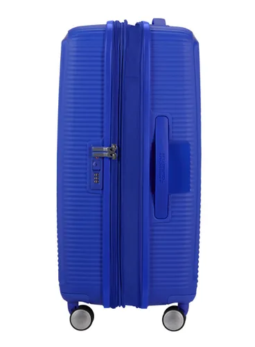 Walizka średnia Soundbox American Tourister - cobalt blue