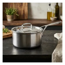 DEMEYERE 5-Plus 2,2 l - rondel ze stali nierdzewnej z pokrywką