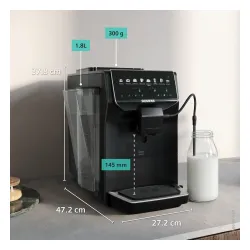 Ekspres Siemens EQ500 iAroma Piano Black TP553E05