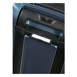 Маленький расширяемый чемодан Samsonite Attrix 55 см (20/23 см) - steel blue