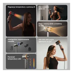 Suszarka DREAME AHG40A Gusto Grey 2000 W