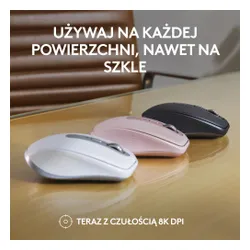 Myszka Logitech MX Anywhere 3S - różowy