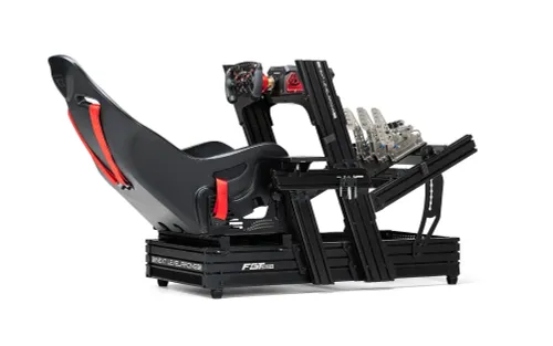 Fotel Next Level Racing NLR-E026 F-GT Elite 160 Front & Side Mount Edition Wyścigowy do 150kg Czarny