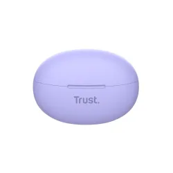 Słuchawki bezprzewodowe Trust Yavi ENC Dokanałowe Bluetooth Fioletowe