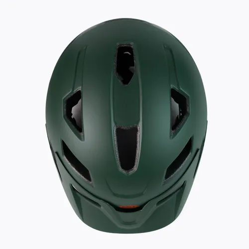 Kask rowerowy dziecięcy Bell Sidetrack Jr matte dark green orange
