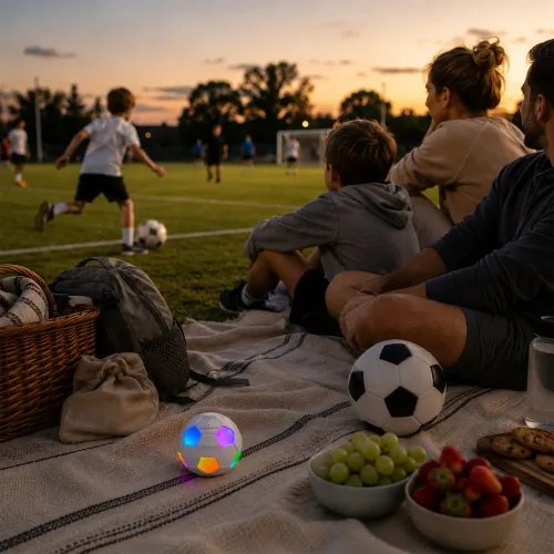 Głośnik Bluetooth Musicmate MM-SB40-W FootballWave LED 5W Biały