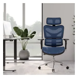 Fotel DIABLO CHAIRS V-Commander Czarno-niebieski