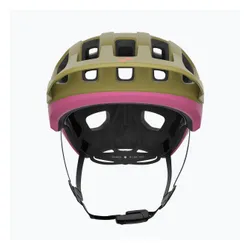 Kask rowerowy POC Cularis olivine green matt/thulite pink matt