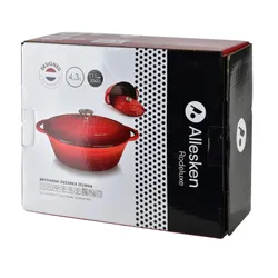 Brytfanna MONDEX Rodeluxe 4.3 l Czerwony