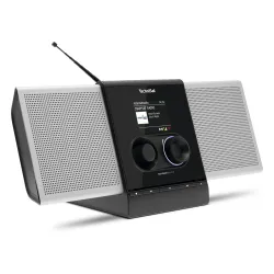 Wieża TechniSat MULTYRADIO 600 CD IR 40W Wi-Fi Bluetooth Radio FM DAB Czarno-srebrny