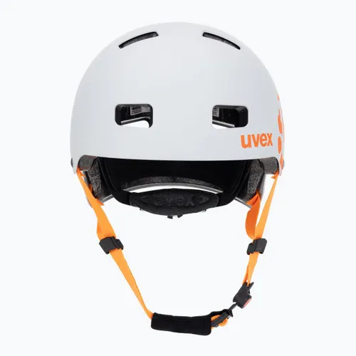 Kask dziecięcy UVEX Kid 3 CC dirtbike light grey/orange