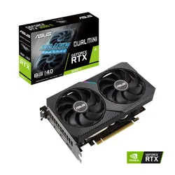 ASUS GeForce RTX 3060 Ti DUAL MINI V2 LHR - 8GB GDDR6 RAM - Karta graficzna