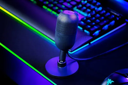 Mikrofon Razer Seiren V3 Mini Black Przewodowy Pojemnościowy Czarny