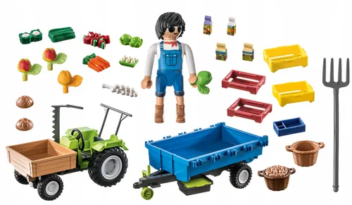 Playmobil 71249 Country трактор с прицепом