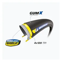 Opona rowerowa Michelin Power Cup TS TLR Kevlar Competition Line 700 x 30C classic