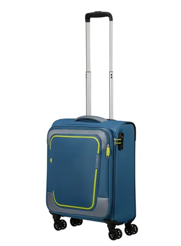 Walizka kabinowa American Tourister Pulsonic - coronet blue