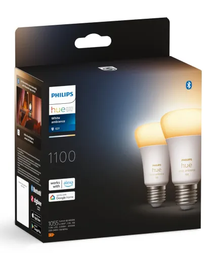 Żarówka LED Philips Hue White Ambiance E27 2 szt.