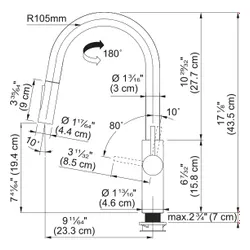 Bateria FRANKE Pescara Slide-In 115.0575.968 Czarny mat