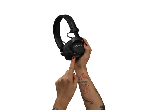 Słuchawki bezprzewodowe Marshall Milton A.N.C Nauszne Bluetooth 6.0 Czarny