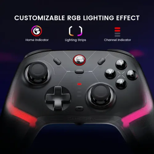 Pad GameSir HRG1013 Cyclone 2 Bundle Black do PC Nintendo Switch iOS Android Bezprzewodowy Czarny