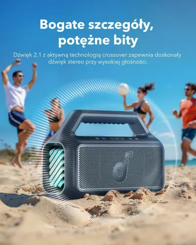 Głośnik Bluetooth Soundcore Boom 2 80W Niebieski