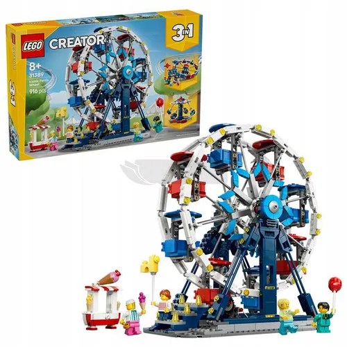 LEGO Creator 3w1 31389 Kultowy diabelski młyn, zestaw klocków 8+