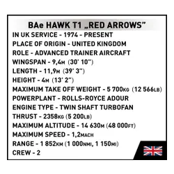 Конструктор COBI Armed Forces BAe Hawk T1 Red Arrows 389 шт.