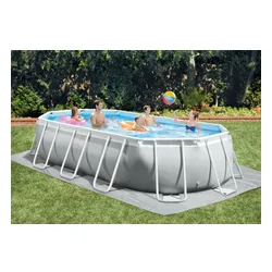Basen ogrodowy stelażowy Prism Frame Oval 503x274x122 cm INTEX 26796 NP