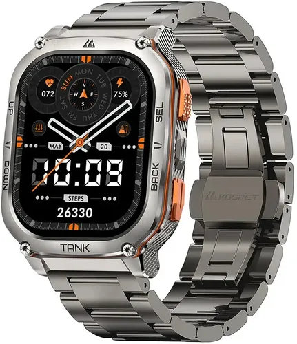 Smartwatch KOSPET Tank M3 Ultra Special Edition Srebrny