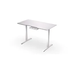 Biurko Endorfy Atlas S Electric Onyx White 114cm Regulacja wysokości Biały