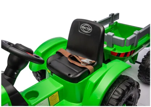 Traktor Na Akumulator Dla Dziecka Ch9959B 24V 2X120W Przyczepa LED Eva Pilot