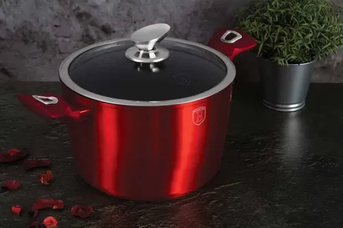 Zestaw garnków BERLINGER HAUS Metallic Line Burgundy Edition BH-6781 (16 elementów)
