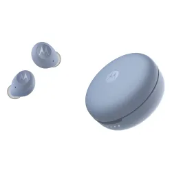 Słuchawki bezprzewodowe Motorola Vervebuds 250 True Wireless Dokanałowe Bluetooth 5.0 Niebieski