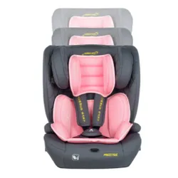 Fotelik samochodowy czarny PRESTIGE ISOFIX 15-36 kg i-Size 76-150 cm Summer Baby