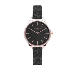 Obaku Kaffe V257LHVNRB Siyah / Siyah Saatler