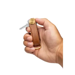 Skórzane etui organizer na klucze Orbitkey Key Organiser Pro Leather - cedar