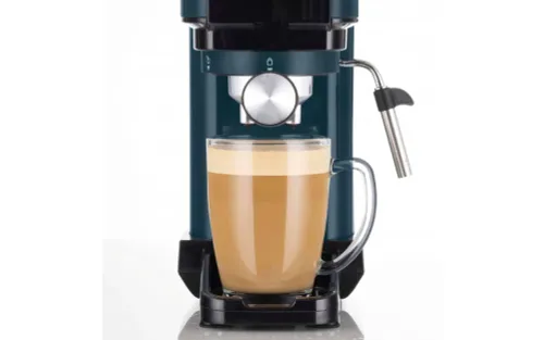 Экспресс для кофе колбовый Ariete Smart Slim Espresso 1399/18, 1300 Вт, синий, кофемашина эспрессо