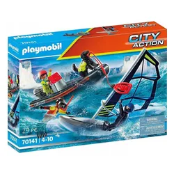 PLAYMOBIL 70141 PONTON RATOWNICZY Z PSEM